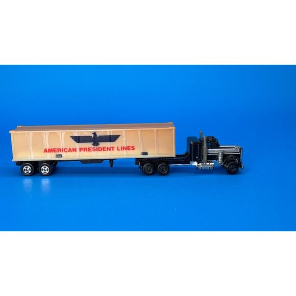 Vintage AMERICAN PRESIDENT Lines, HO Scale 1/87 Diecast Semi Truck Trailer - Picture 1 of 13